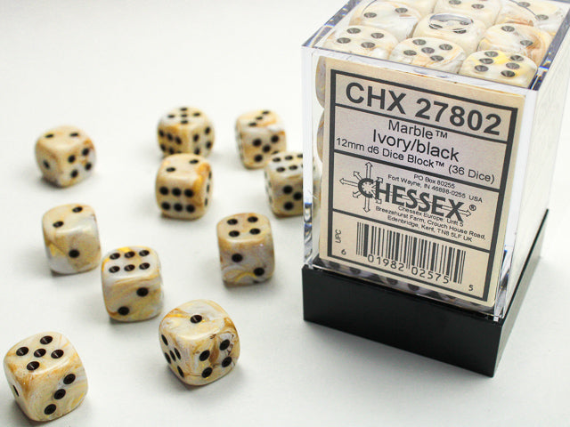 Chessex 12mm d6 Dice Block