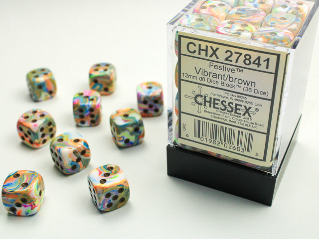 Chessex 12mm d6 Dice Block