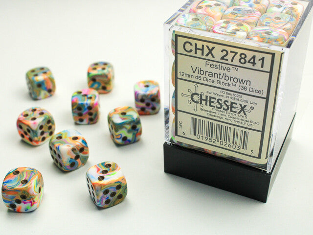Chessex 12mm d6 Dice Block
