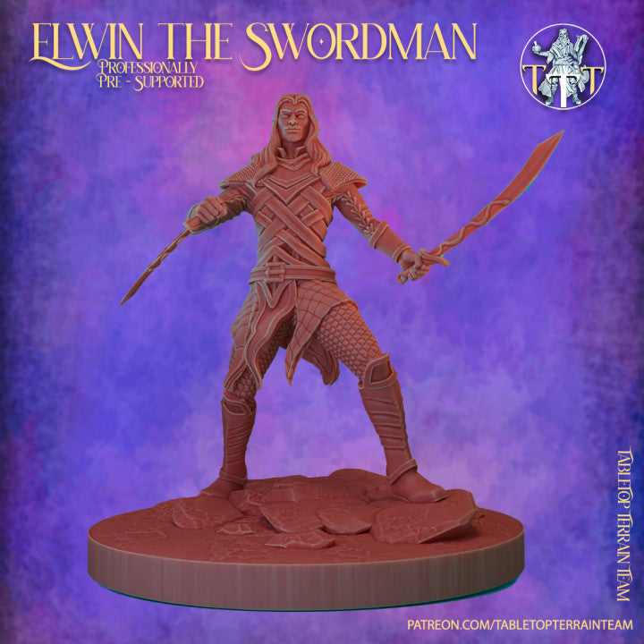 TableTop Terrain - Elwin the Swordman