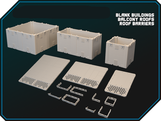 Magna Fortuna - Blank Buildings, Roofs and Barriers