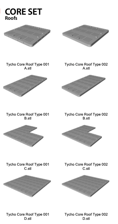Tycho Starport Core Set - Roofs