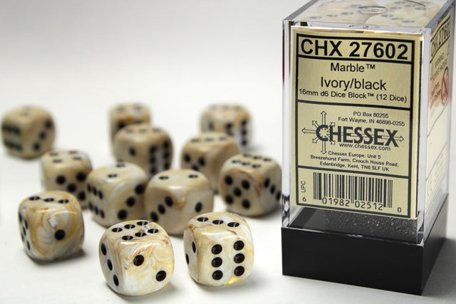 Chessex 16mm d6 Dice Block