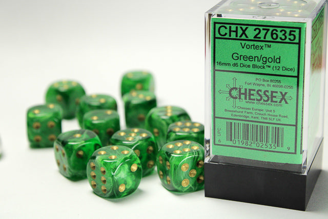 Chessex 16mm d6 Dice Block